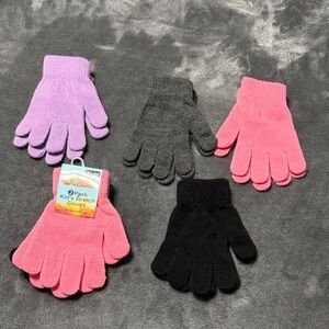 Colorful Kids' Stretch Gloves Set